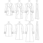 Patron Butterick 6720 manteau, taille 46-60, en français