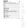 Naaioatroon Butterick 6722, jurk, maat 32-40, Dui/En/Fr