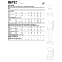 Patron Butterick 6722 robe, taille 40-48, en français