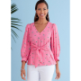 Patron Butterick 6731 blouse, taille 32-40, en français