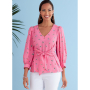 Patron Butterick 6731 blouse, taille 40-48, en français