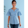 Patron Butterick 6732 blouse, taille  40-48, en français