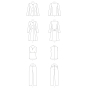 Naaipatron Butterick 6740 Business Set, Gr.34-42, Dui/En/Fr