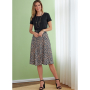Patron Butterick 6743 jupe , taille 32-40, en français