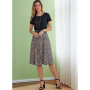 Patron Butterick 6743 jupe , taille 42-50, en français