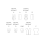 Patron Butterick 6745 veste, taille 32-40, en français
