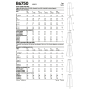 Naaipatroon Butterick 6750 broek, maat 32-40, Dui/En/Fr