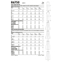 Naaipatroon Butterick 6750 broek, maat 42-50, Dui/En/Fr