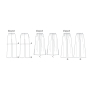 Naaipatroon Butterick 6750 broek, maat 42-50, Dui/En/Fr