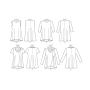 Naaipatroon Butterick 6752 shirt, maat 32-40, Dui/En/Fr