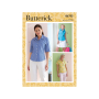Patron Butterick 6753 blouse, taille 34-42, en français