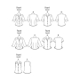 Patron Butterick 6753 blouse, taille 34-42, en français