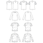 Naaipatroon Butterick 6754 shirt, maat 34-42, Dui/En/Fr