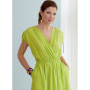 Patron Butterick 6756 robe, taille 40-48, en français