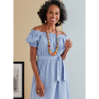 Patron Butterick 6757 robe, taille 34-42, en français
