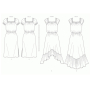 Patron Butterick 6757 robe, taille 34-42, en français
