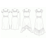 Naaipatroon Butterick 6757 jurk, maat 44-52, Dui/En/Fr