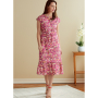 Patron Butterick 6758 robe, taille 40-48, en français