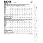 Naaipatroon Butterick 6765 Shirt, maat 32-40, Dui/En/Fr
