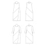 Patron Butterick 6784 robe, taille 32-40, en français