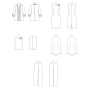 Naaipatroon Butterick 6796 combinatie, maat 42- 50, Dui/En/Fr