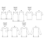 Naaipatroon Butterick 6797 shirt, maat 32-48, Dui/En/Fr