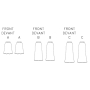 Patron Butterick 6799 jupe , taille 40- 48, en français