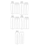 Naaipatroon Butterick 6800 Basic Jeans, maat 42-48, Dui/En/Fr