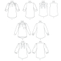 Naaipatroon Butterick 6801 blouse, maat 34- 42, Dui/En/Fr