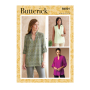 Naaipatroon Butterick 6801 blouse, maat 44- 50, Dui/En/Fr