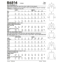Naaipatroon Butterick 6814 blouse, maat 44-50, Dui/En/Fr