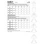 Naaipatroon Butterick 6841 unisex blouse, maat XL-XXXL, Dui/En/Fr