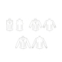 Naaipatroon Butterick 6842 blouse, maat 42-50, Dui/En/Fr