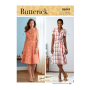 Patron Butterick 6843 robe de styliste femme, taille 34-42, en français