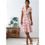 Patron Butterick 6843 robe de styliste femme, taille 34-42, en français