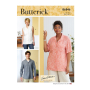 Naaipatroon Butterick 6846 hemdjurk, maat S-L, Dui/En/Fr