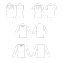 Schnittmuster Butterick 6847 Designer Shirt, Gr. 34-42