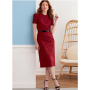 Patron Butterick 6849 robe femme, taille 32-48, en français