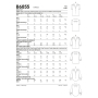 Naaipatroon Butterick 6855 blouse, maat 34-48, Dui/En/Fr