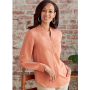 Naaipatroon Butterick 6856 Designer blouse, maat 42-50, Dui/En/Fr
