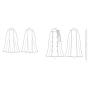 Patron Butterick 6866 jupe femme, taille 32-40, en français
