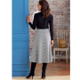 Patron Butterick 6866 jupe femme, taille 32-40, en français