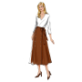 Patron Butterick 6866 jupe femme, taille 32-40, en français