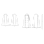 Patron Butterick 6866 jupe femme, taille 42-50, en français