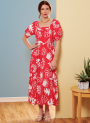 Patron Butterick 6872 robe femme, taille 42-48, en français
