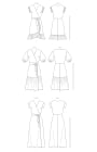 Patron Butterick 6873 robe femme, taille 54-60, en français