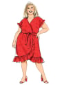 Patron Butterick 6873 robe femme, taille 54-60, en français