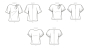Naaipatroon Butterick 6875 T-shirt, maat 32-40, Dui/En/Fr