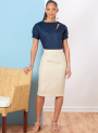 Naaipatroon Butterick 6875 T-shirt, maat 32-40, Dui/En/Fr