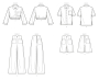 Naaipatroon Butterick 6880 combinatie, maat 42-48, Dui/En/Fr